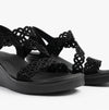 Skechers RUMBLE ON - SASSIER DAYZ Womens Sandals Black