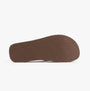 Skechers 119642/MOC VINYASA - BUTTERFLY KISS Womens Sandals Mocca bottom view showing rubber sole pattern.