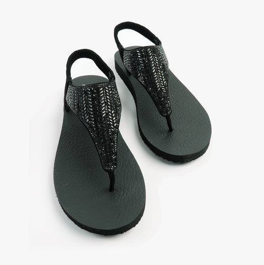 Skechers MEDITATION - GLAMOROUS MUSE Womens Sandals Black