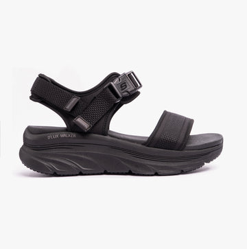 Skechers 119824/BBK D'LUX WALKER Womens Sandals Black