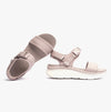 Skechers 119824/TPE D'LUX WALKER Womens Sandals Taupe