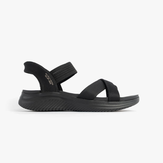 Skechers 119975/BBK ULTRA FLEX 3.0 - NEVER BETTER Womens Sandals Black