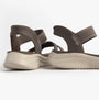 Skechers 119975/DKTP ULTRA FLEX 3.0 - NEVER BETTER Womens Sandals Dark Taupe side view showcasing comfort and design.