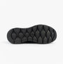 Skechers 124836/BBK GO WALK FLEX - GRAND ENTRY Womens Trainers Black bottom view showing rubber sole design.