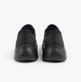 Skechers 124836/BBK GO WALK FLEX - GRAND ENTRY Womens Trainers Black rear view with textured upper.