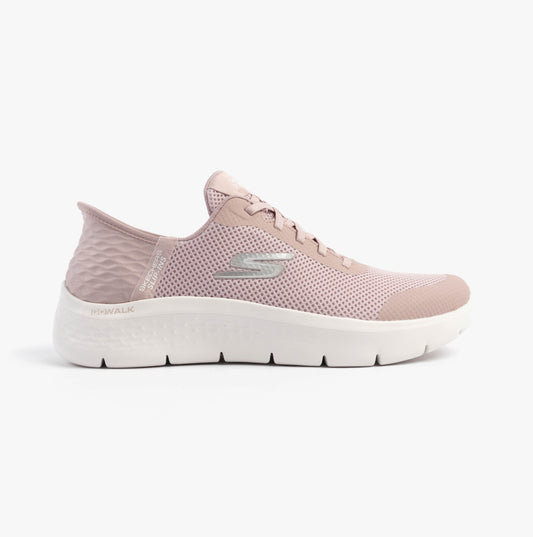 Skechers GO WALK FLEX - GRAND ENTRY Womens Trainers Mauve/Pink