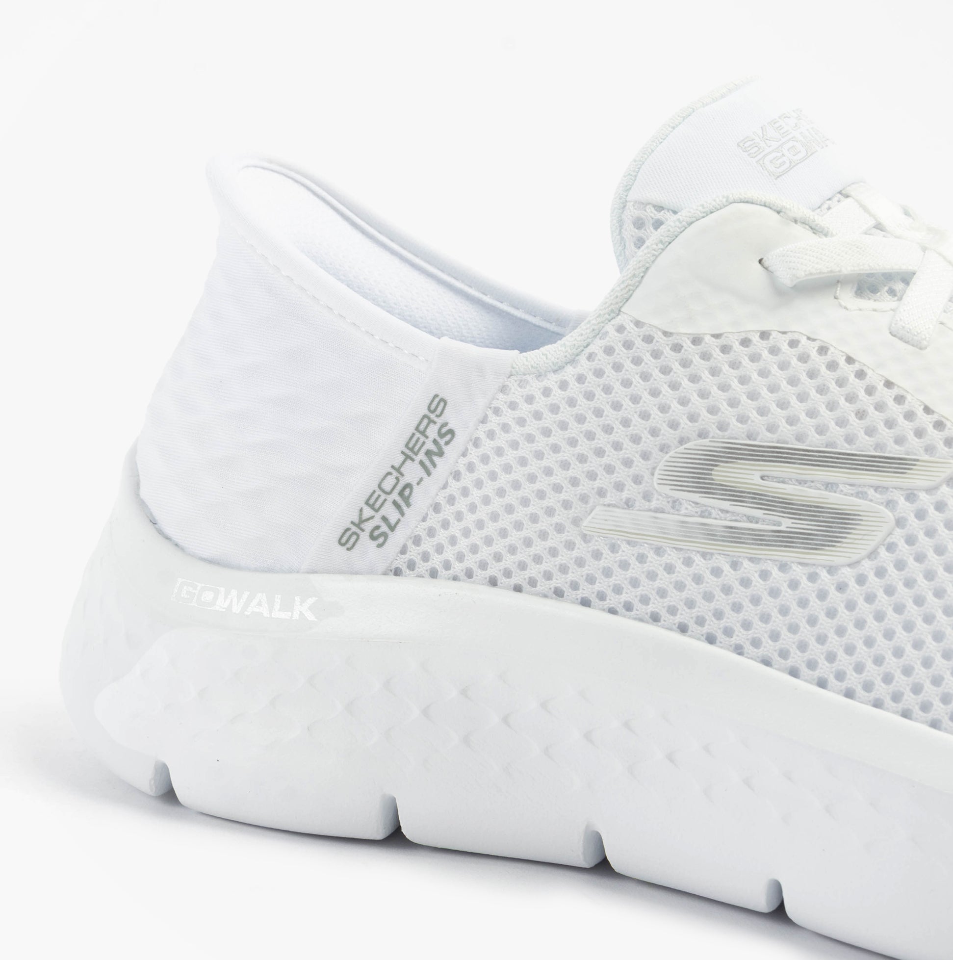 Skechers 124836/WHT GO WALK FLEX - GRAND ENTRY Womens Trainers White