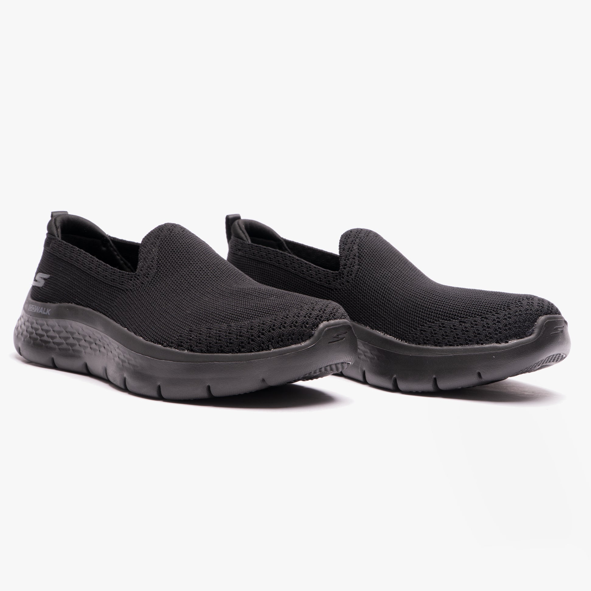 Skechers 124957/BBK GO WALK FLEX-BRIGHT SUMMER Womens Slip On Shoes Black