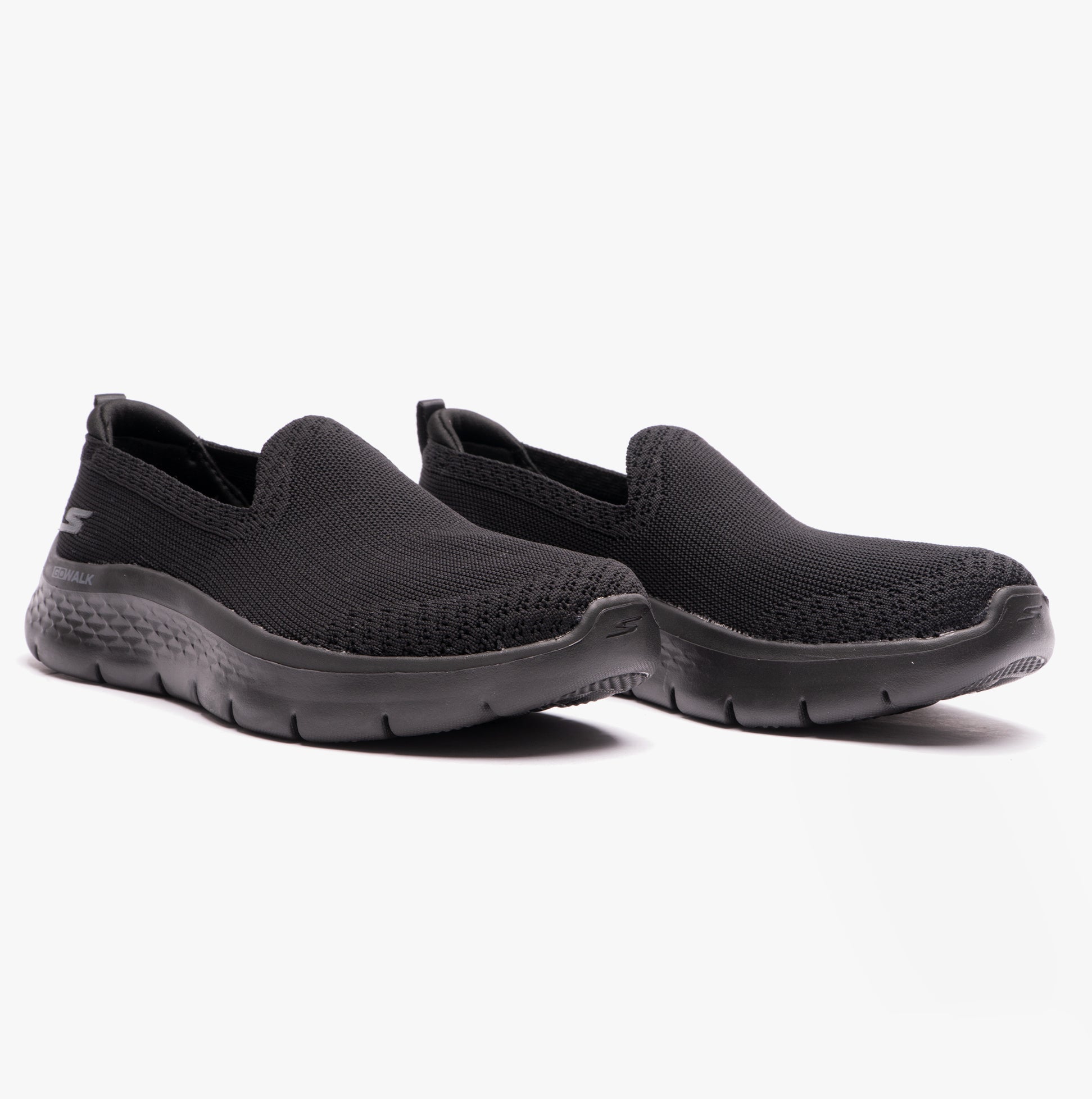 Skechers 124957/BBK GO WALK FLEX-BRIGHT SUMMER Womens Slip On Shoes Black