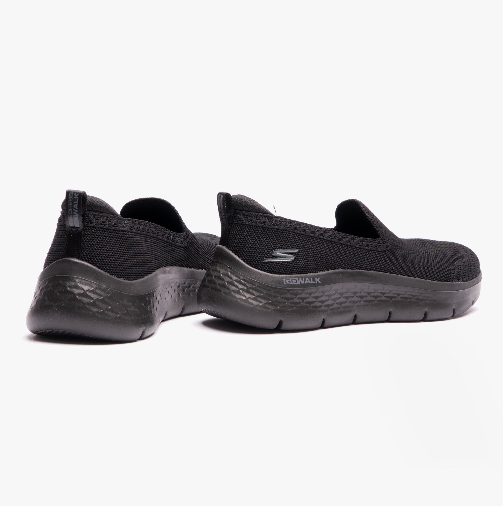 Skechers 124957/BBK GO WALK FLEX-BRIGHT SUMMER Womens Slip On Shoes Black