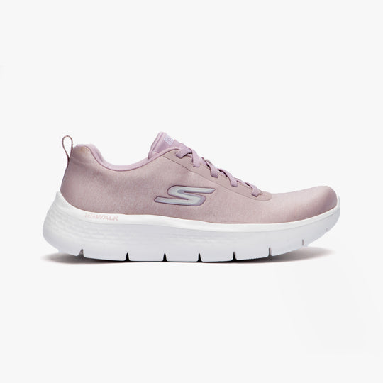 Skechers GO WALK FLEX DAZZLING SMILE Womens Trainers Purple