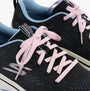 Skechers 125311/NVHP GO WALK ARCH FIT 2.0 - VIVID SUNSET Womens Trainers Navy/Hotpink top detail view showing laces and texture.