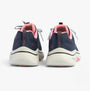 Skechers 125311/NVHP GO WALK ARCH FIT 2.0 - VIVID SUNSET Womens Trainers Navy/Hotpink rear view showcasing stylish design.
