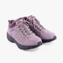 Skechers 129531/MVE GO RUN TRAIL ALTITUDE 2.0 - Womens Trainers Mauve side view showcasing lace-up design and high-top style.