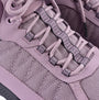 Skechers 129531/MVE GO RUN TRAIL ALTITUDE 2.0 - Womens Trainers Mauve detail view of laces and upper material.