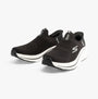 Skechers 129611/BKW MAX CUSHIONING ELITE 2.0 - Womens Trainers Black/White side view showing footwear design and comfort features.