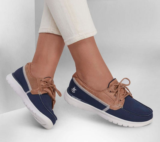 Skechers 136451/NVY ON-THE-GO FLEX - EMBARK Womens Shoes Navy