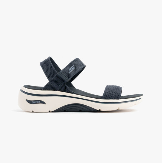 Skechers GO WALK ARCH FIT 2.0 SANDAL - ANNIE Womens Sandals Navy/Grey/Pink