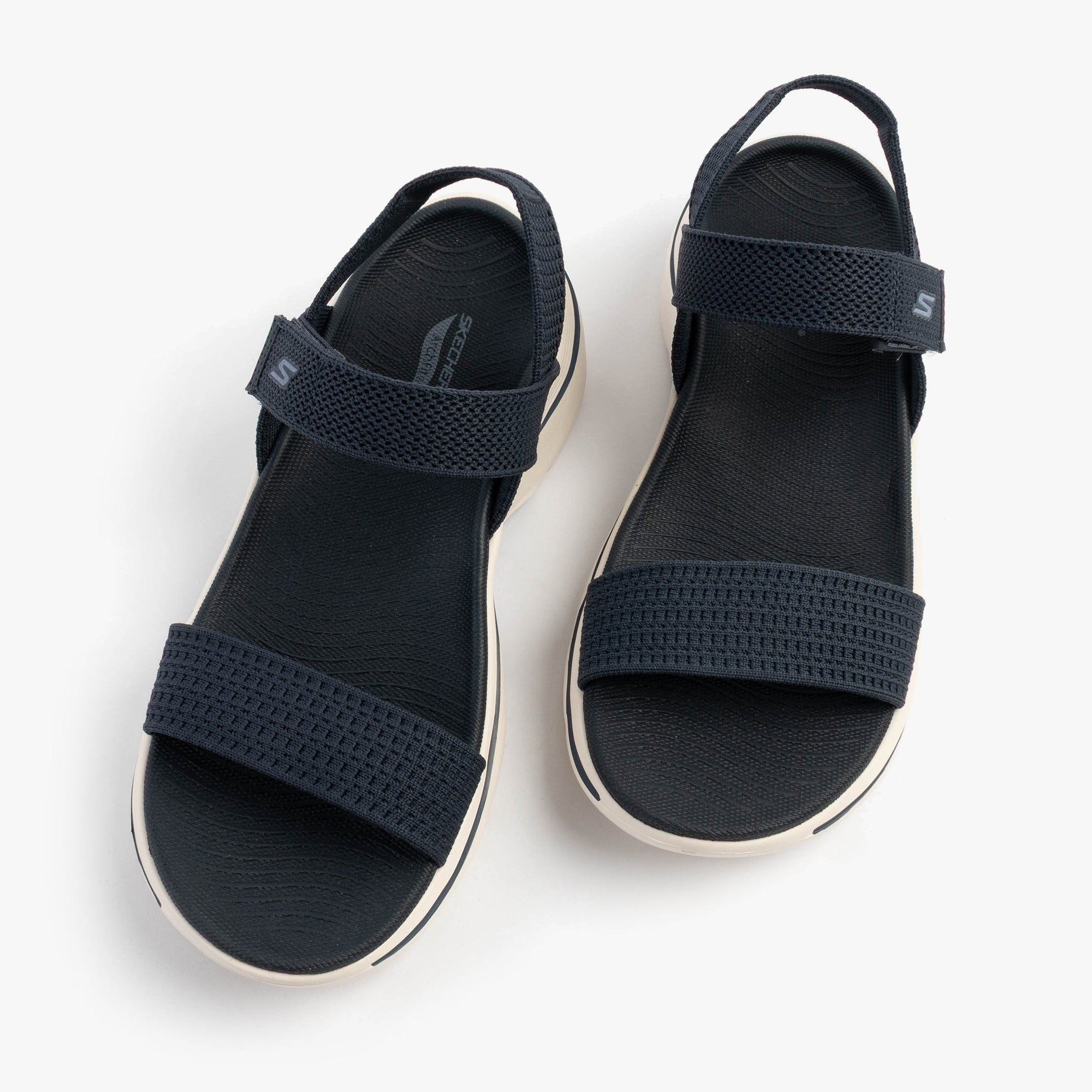 Skechers 140874/NVY GO WALK ARCH FIT 2.0 SANDAL - ANNIE Womens Sandals Navy/Grey/Pink