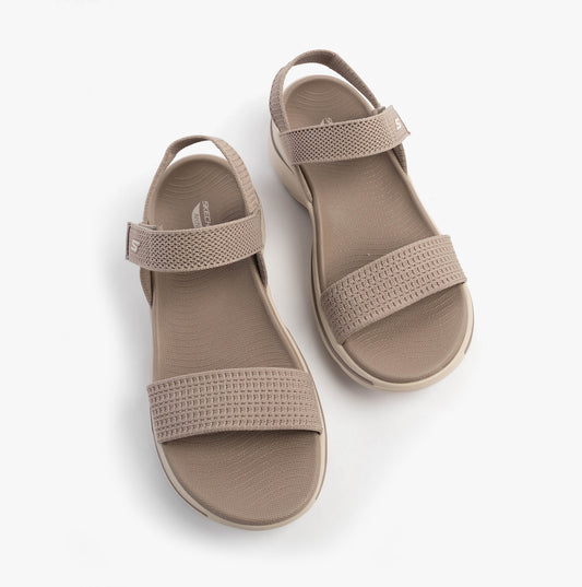 Skechers GO WALK ARCH FIT 2.0 SANDAL - ANNIE Womens Sandals Taupe