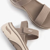 Skechers GO WALK ARCH FIT 2.0 SANDAL - ANNIE Womens Sandals Taupe