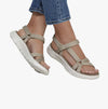 Skechers 141451/TPE GO WALK FLEX SANDAL - SUBLIME Womens Sandals Taupe