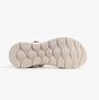 Skechers 141481/TPE GO WALK FLEX SANDAL - ILLUMINATE Womens Sandals Taupe bottom view sole.