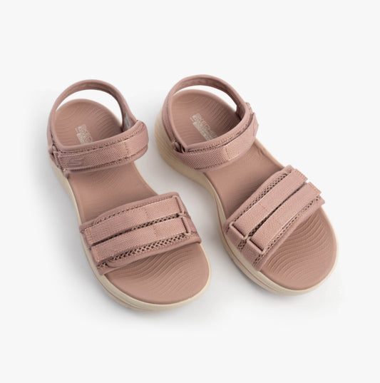 Skechers MAX CUSHIONING ELITE 2.0 - JESSIE Womens Sandals Mauve/Pink