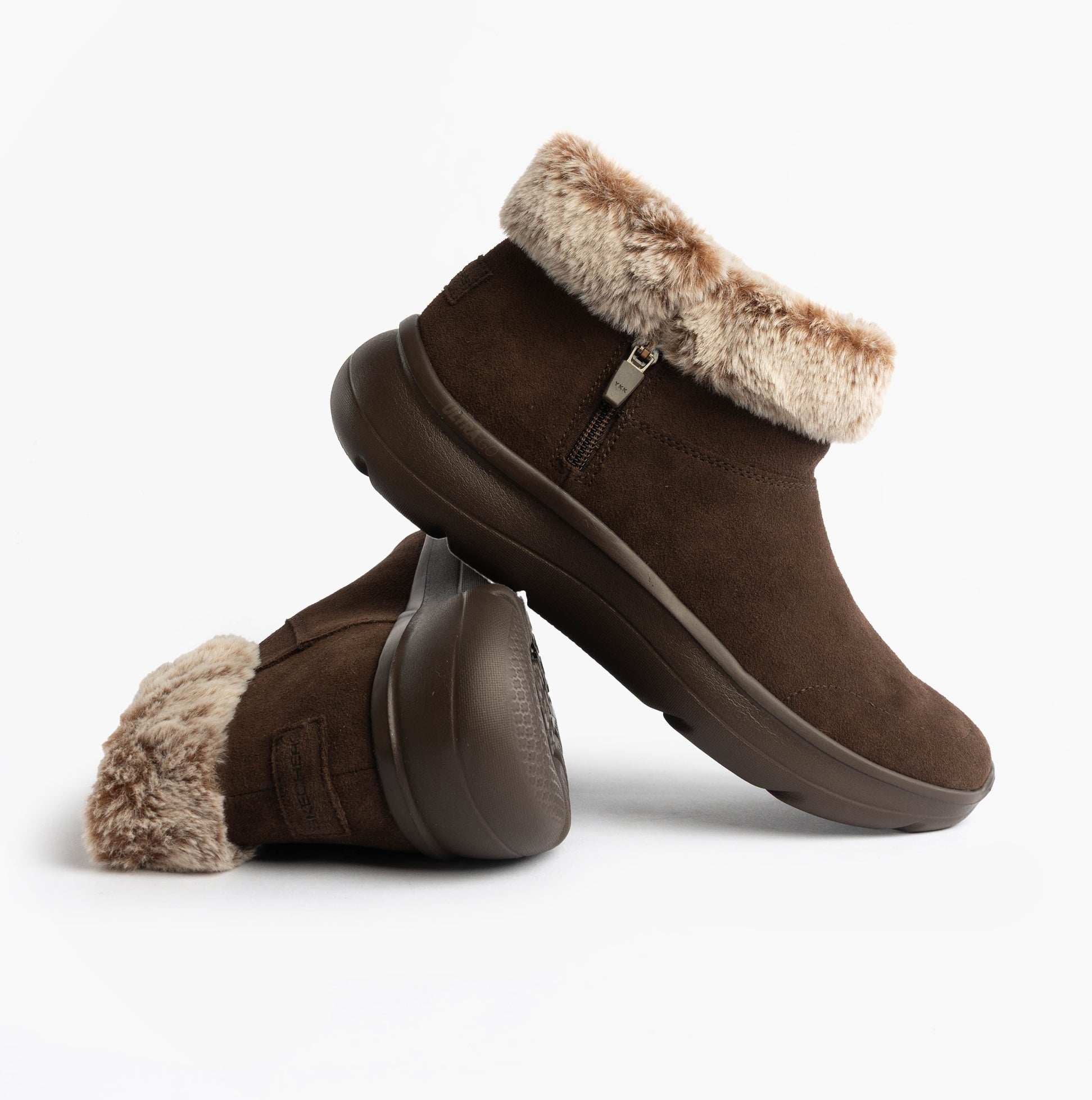 Skechers 144848/CHOC ON-THE-GO ENCORE - SNOW-CAPPE Womens Boots Chocolate