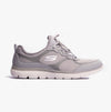Skechers 149535/LTGY SUMMITS-FREE CLASSICS Womens Lace-Up Trainers Light Grey