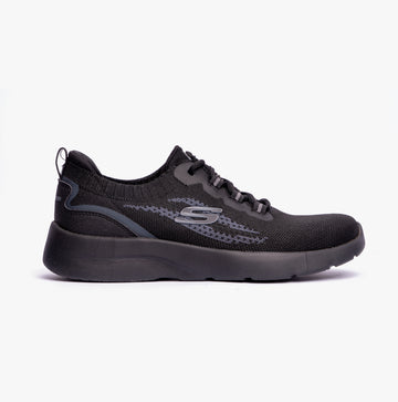 Skechers 149546/BBK DYNAMIGHT 2.0-DAYTIME STRIDE Womens Lace-Up Trainers Black