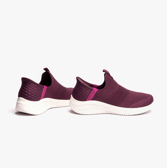 Skechers 149594/WINE ULTRA FLEX 3.0-SHINY NIGHT Womens Casual Shoes Wine
