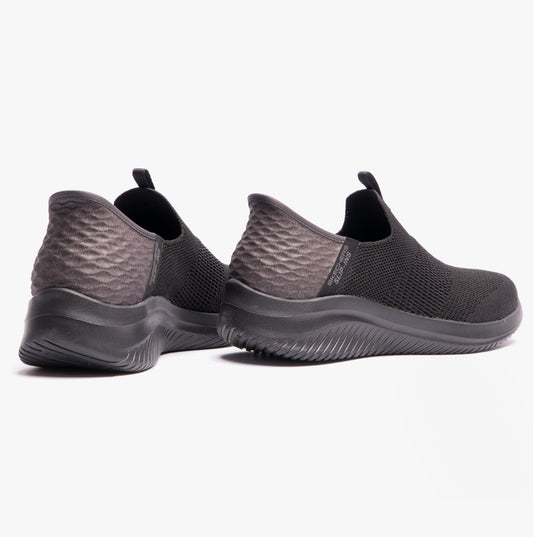 Skechers 149709/BBK ULTRA FLEX 3.0-SMOOTH STEP Womens Slip On Shoes Black