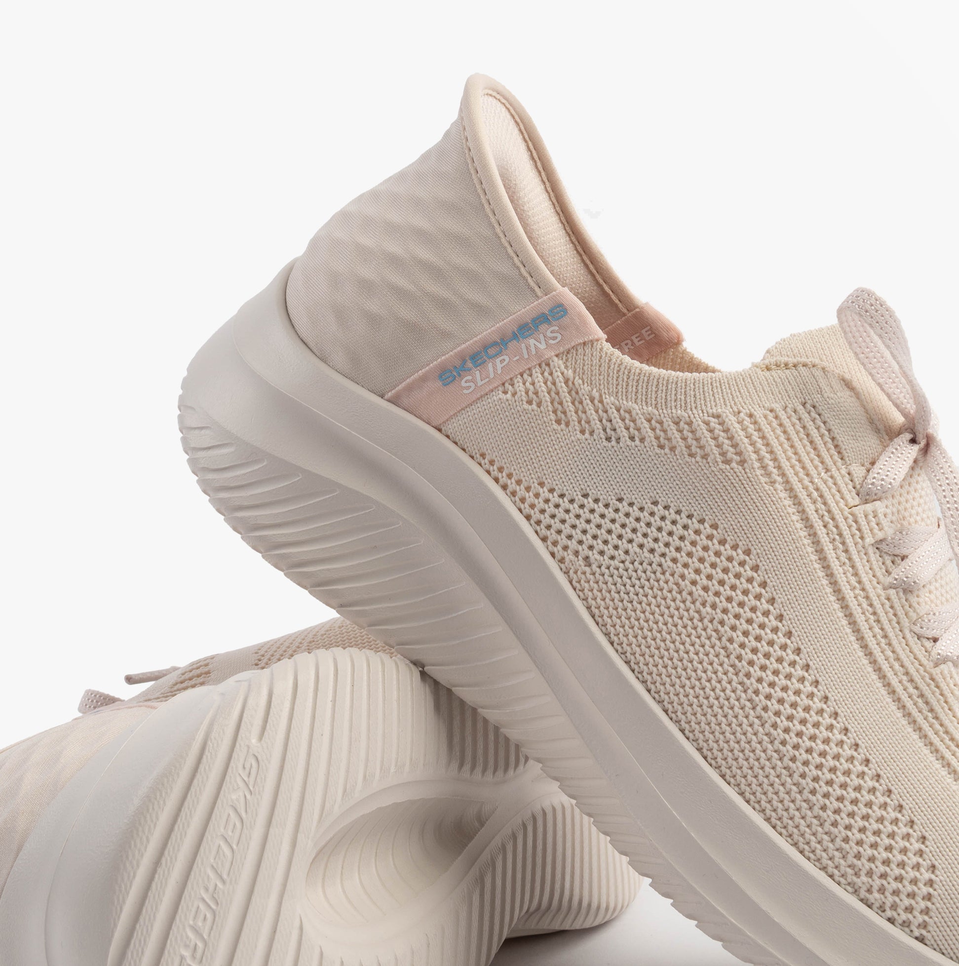 Skechers 149710/NAT ULTRA FLEX 3.0-BRILLIANT PATH Womens Slip-On Natural/Purple