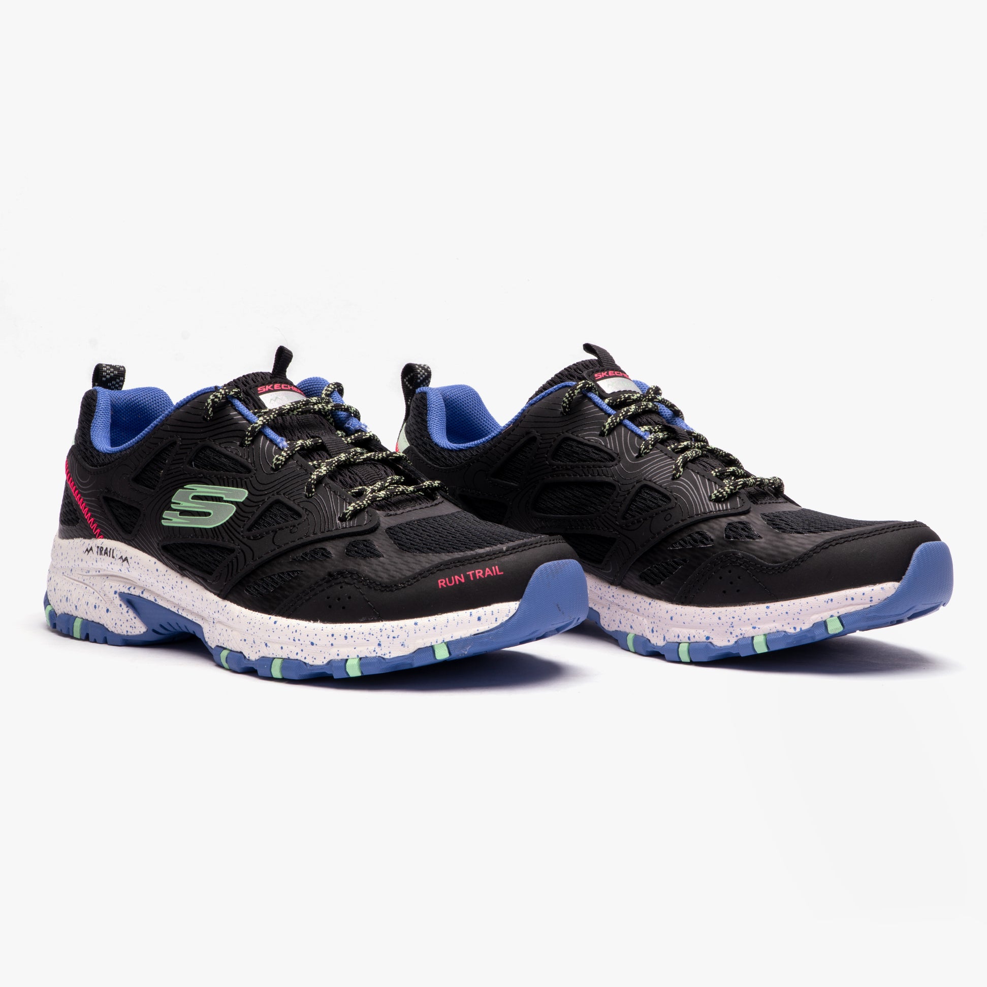 Skechers 149821/BMLT HILLCREST-PURE ESCAPADE Womens Hiking Trainers Black/Multi