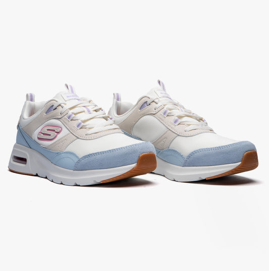 Skechers 149947/NTMT SKECH-AIR COURT - COOL AVENUE Womens Trainers Beige