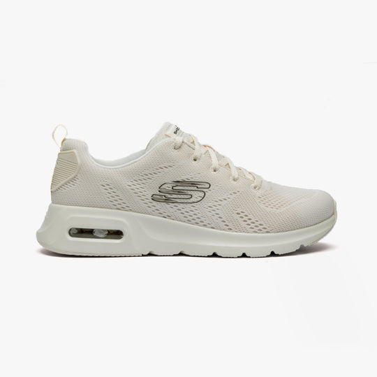 Skechers SKECH-AIR COURT SLICK AVENUE Womens Trainers Natural/Black
