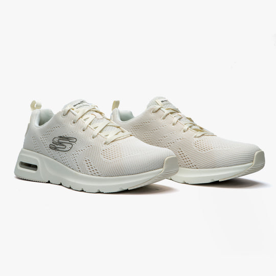 Skechers SKECH-AIR COURT SLICK AVENUE Womens Trainers Natural/Black