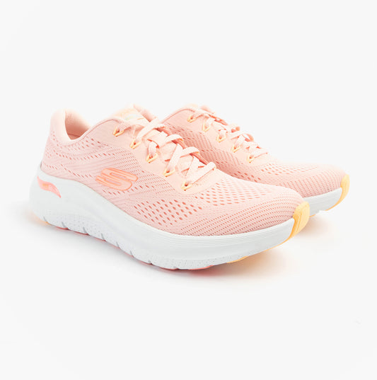Skechers ARCH FIT 2.0 - BIG LEAGUE Womens Trainers Pink