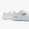Skechers ARCH FIT 2.0 - BIG LEAGUE Womens Trainers White/Pink/Blue