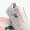 Skechers ARCH FIT 2.0 - BIG LEAGUE Womens Trainers White/Pink/Blue