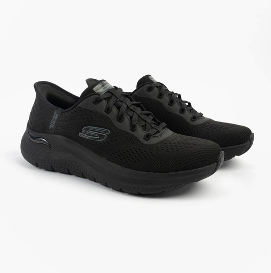 Skechers ARCH FIT 2.0 - EASY CHIC Womens Trainers Black