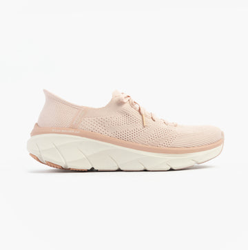 Skechers D'LUX WALKER 2.0 - THRILL MOVEMENT Womens Trainers Rose