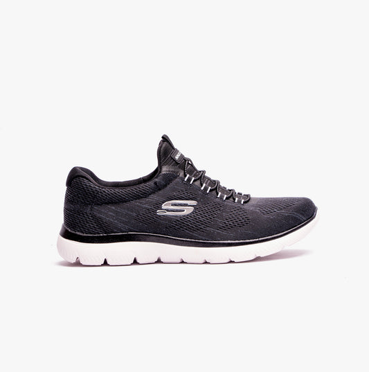 Skechers 150113/BKW SUMMITS-FUN FLARE Womens Shoes Black/White