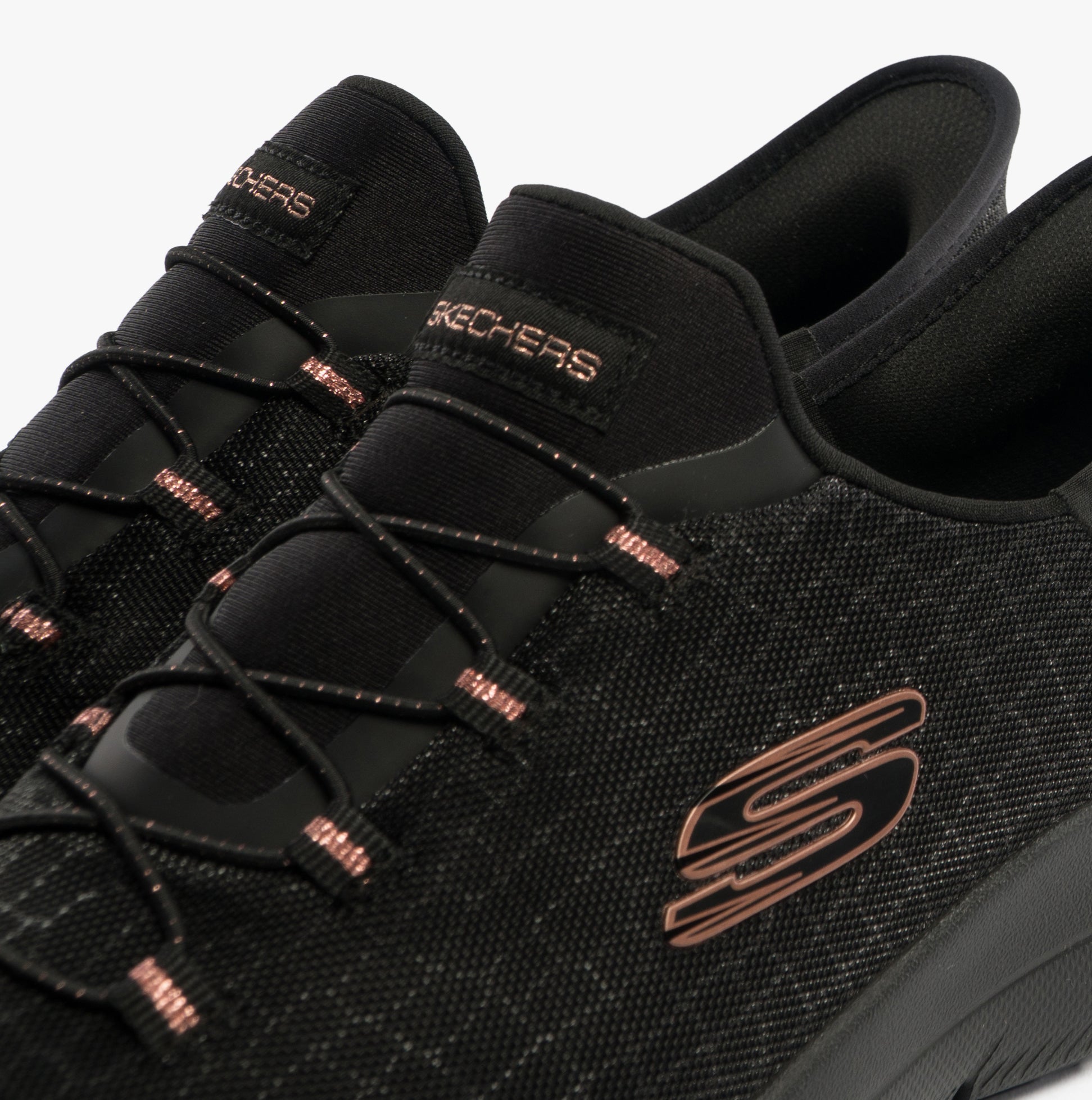 Skechers 150128/BKGD SUMMITS-CLASSY NIGHT Womens Trainers Black/Gold