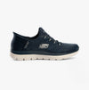 Skechers 150128/NVSL SUMMITS-CLASSY NIGHT Womens Trainers Navy/Silver