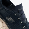 Skechers 150128/NVSL SUMMITS-CLASSY NIGHT Womens Trainers Navy/Silver