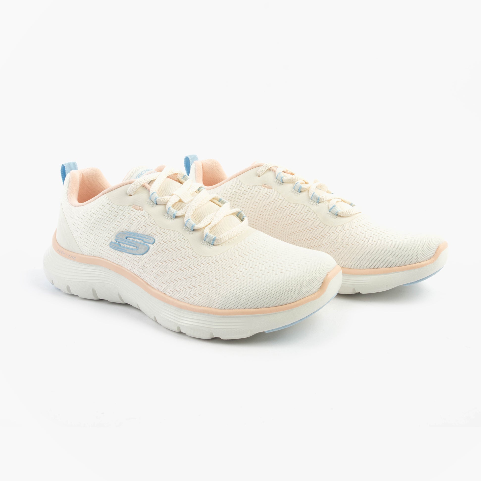 Skechers 150201/NTMT FLEX APPEAL 5.0 Womens Trainers Natural/Multi