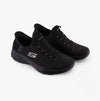 Skechers 150254/BBK SUMMITS-UNKNOWN TRAIL Womens Trainers Black