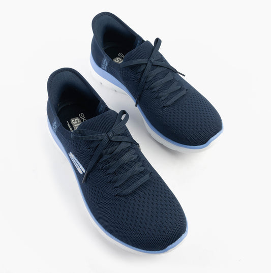 Skechers SUMMITS-NEW DAILY Womens Trainers Navy